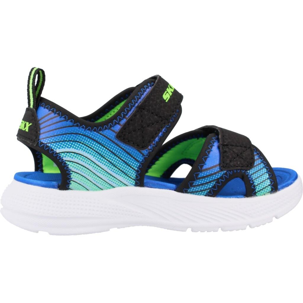 Sandales Skechers Microspec-splash, Noir, Enfants 4/5