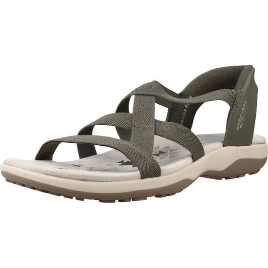 Sandalen Skechers Reggae Slim - Stretch Flex, Groen, Dames