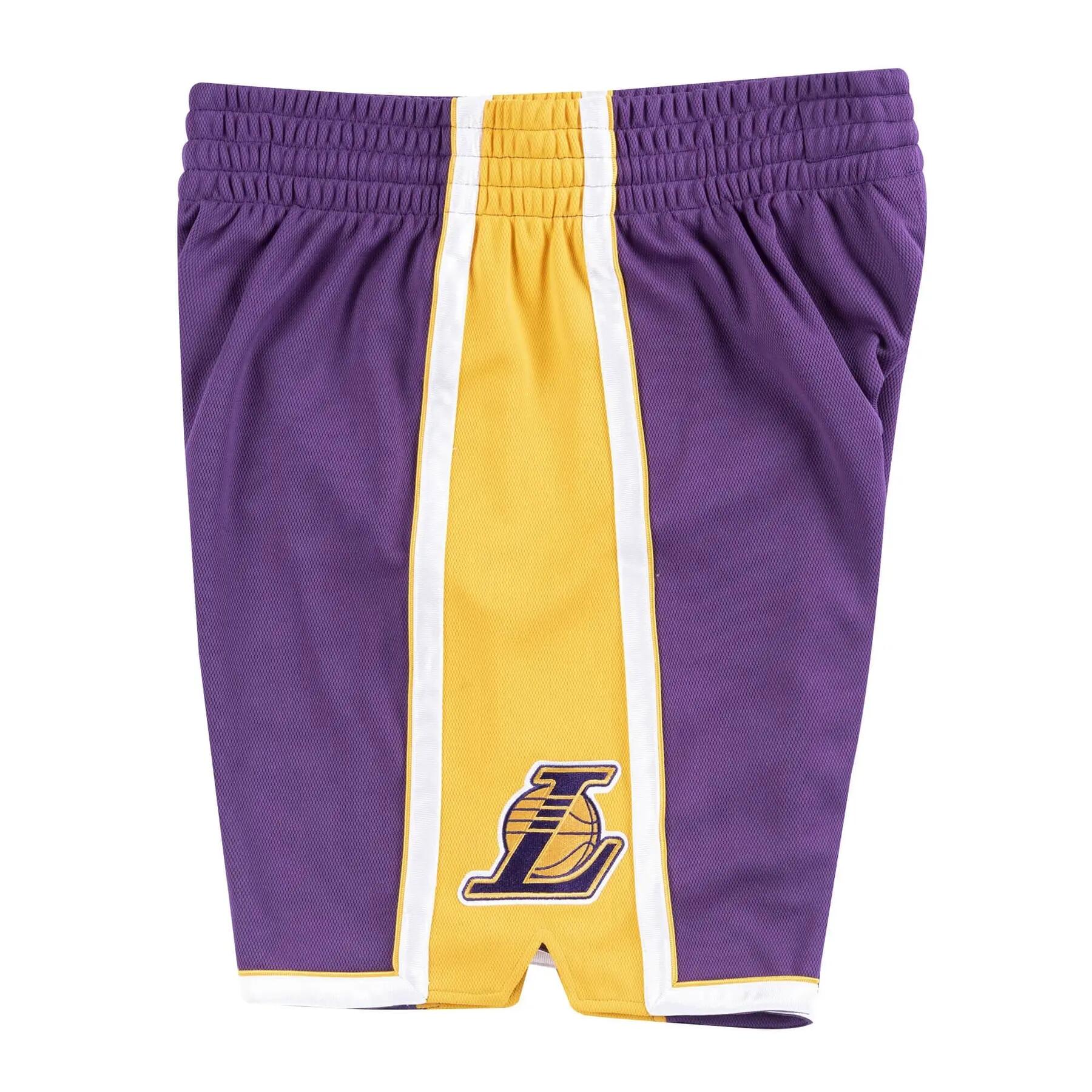 Short authentics Los Angeles Lakers NBA Road 08-09 3/4
