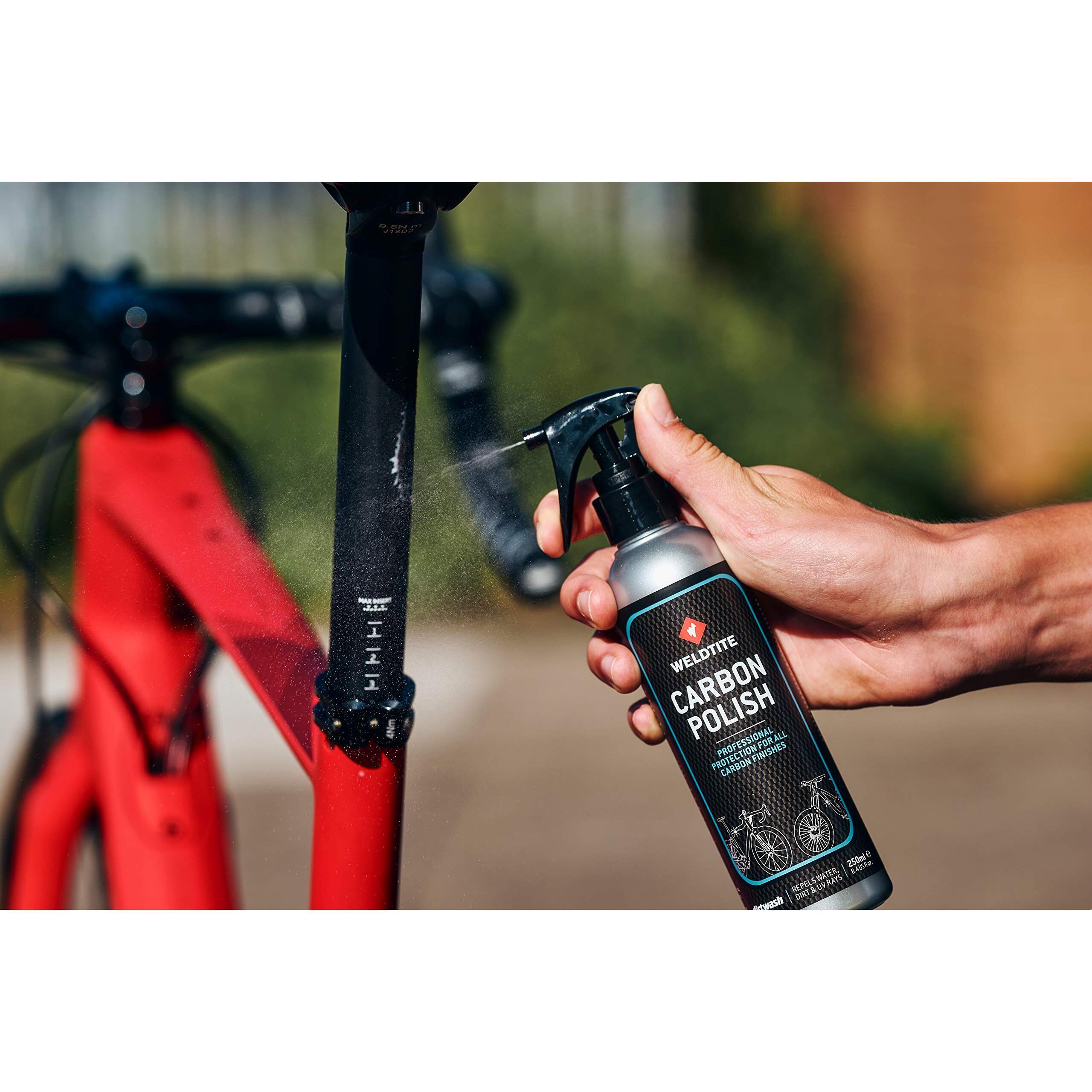 Weldtite Carbonspray 250 ml - Protección Profesional para Bicicletas de Carbono 4/7