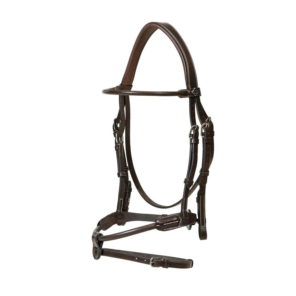 Round anatomic leather riding bridles Dy'on