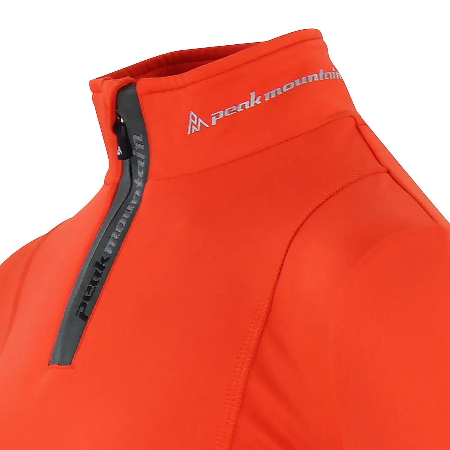T-shirt 1ere peau avec zip enfant Peak Mountain Ecanevi 4/4