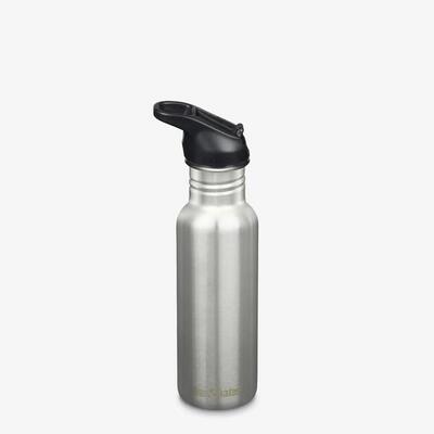 Gourde met dop klean kanteen classic narrow flip/sport