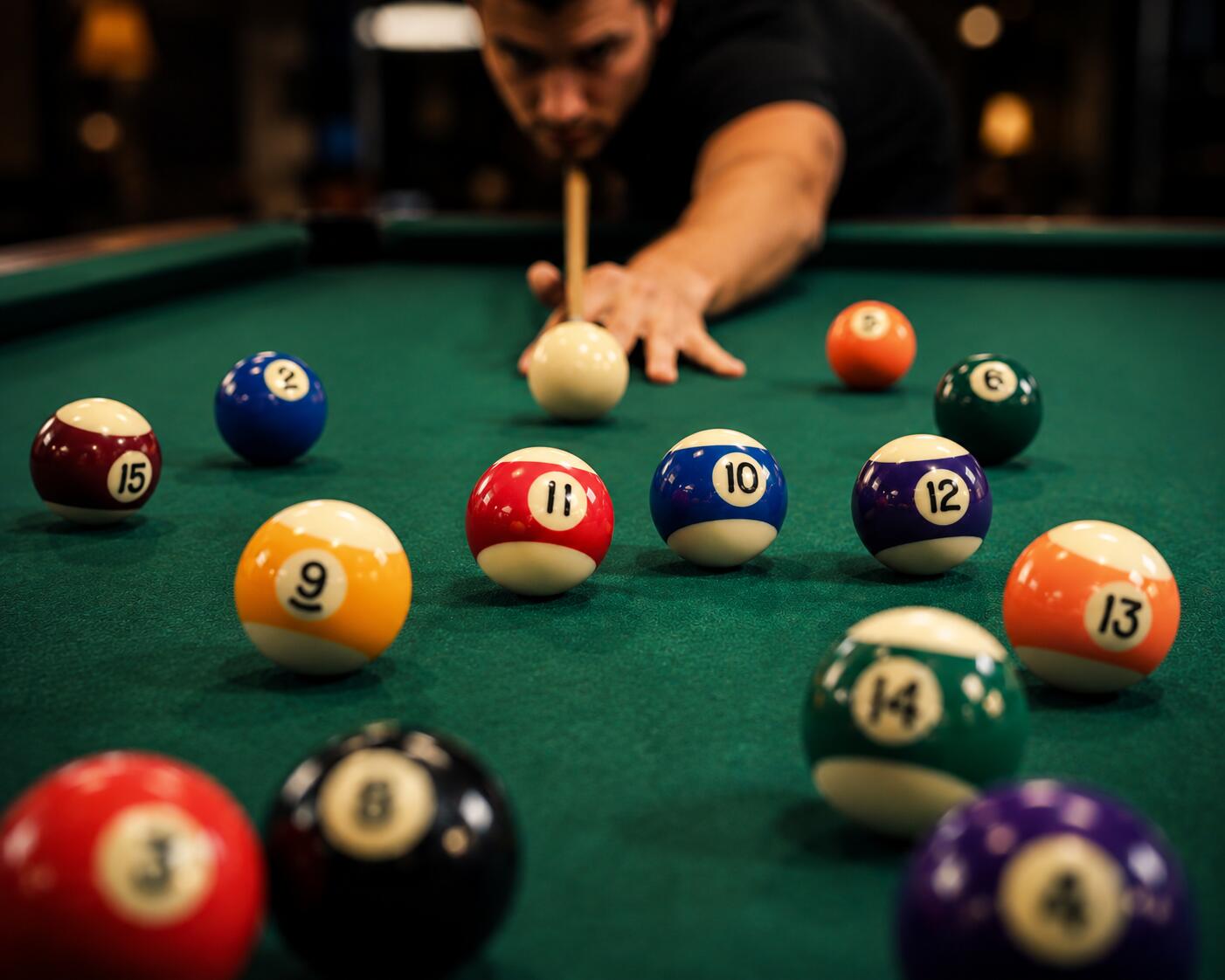 Bolas de billar John West Pool 57 mm 3/6