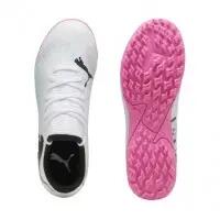 Młodzieżowe buty piłkarskie FUTURE 7 PLAY TT PUMA White Black Poison Pink 2/6