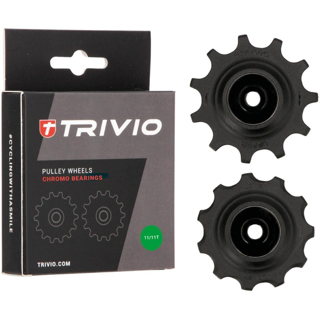 Trivio 11T derailleur pulley wheel - chrome bearing