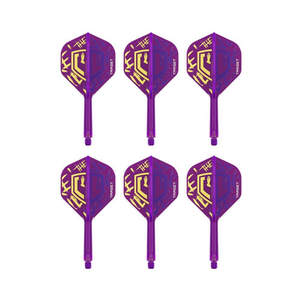 2x 3pc Target Luke Littler World Champ K-Flex No2 Durable Dart Flight Medium