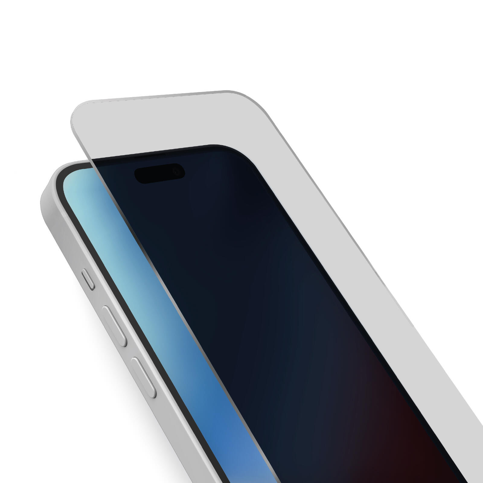 Protection d'écran en verre Full Cover Privacy pour iPhone 15 Plus 1/7