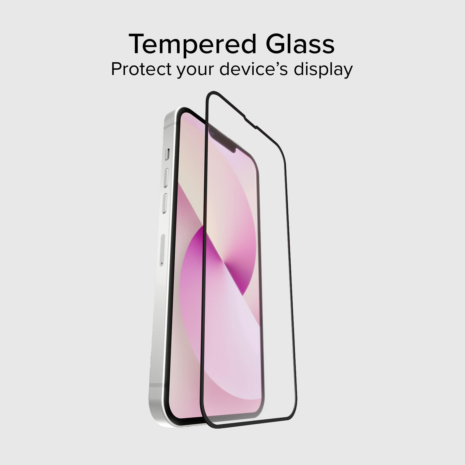 Protection écran en verre Full Cover pour iPhone 17e/16e/14/13 Pro/13 2/7