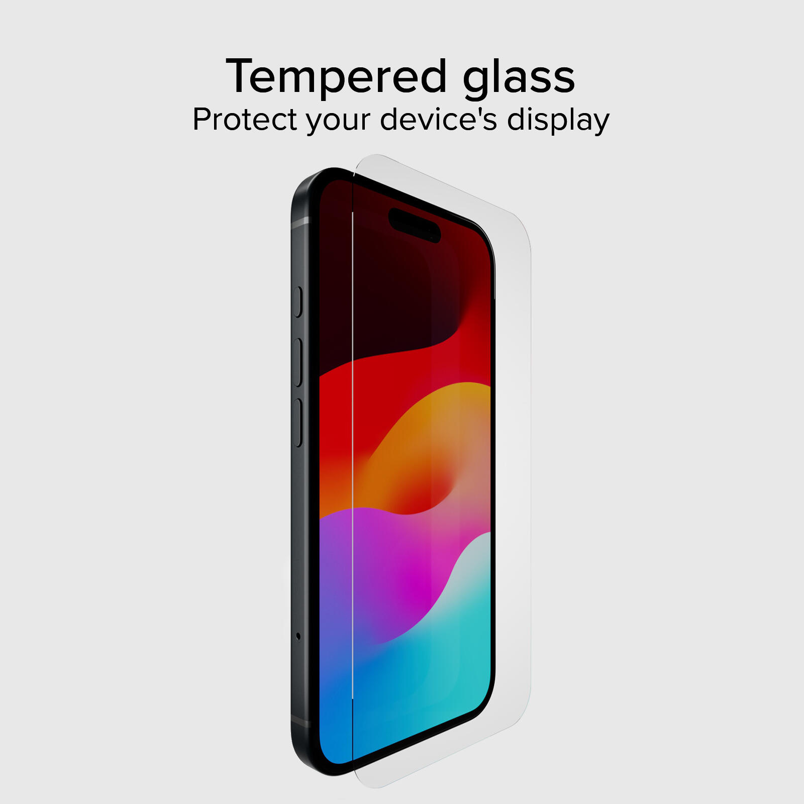 Protection écran en verre pour iPhone 16/15 2/6