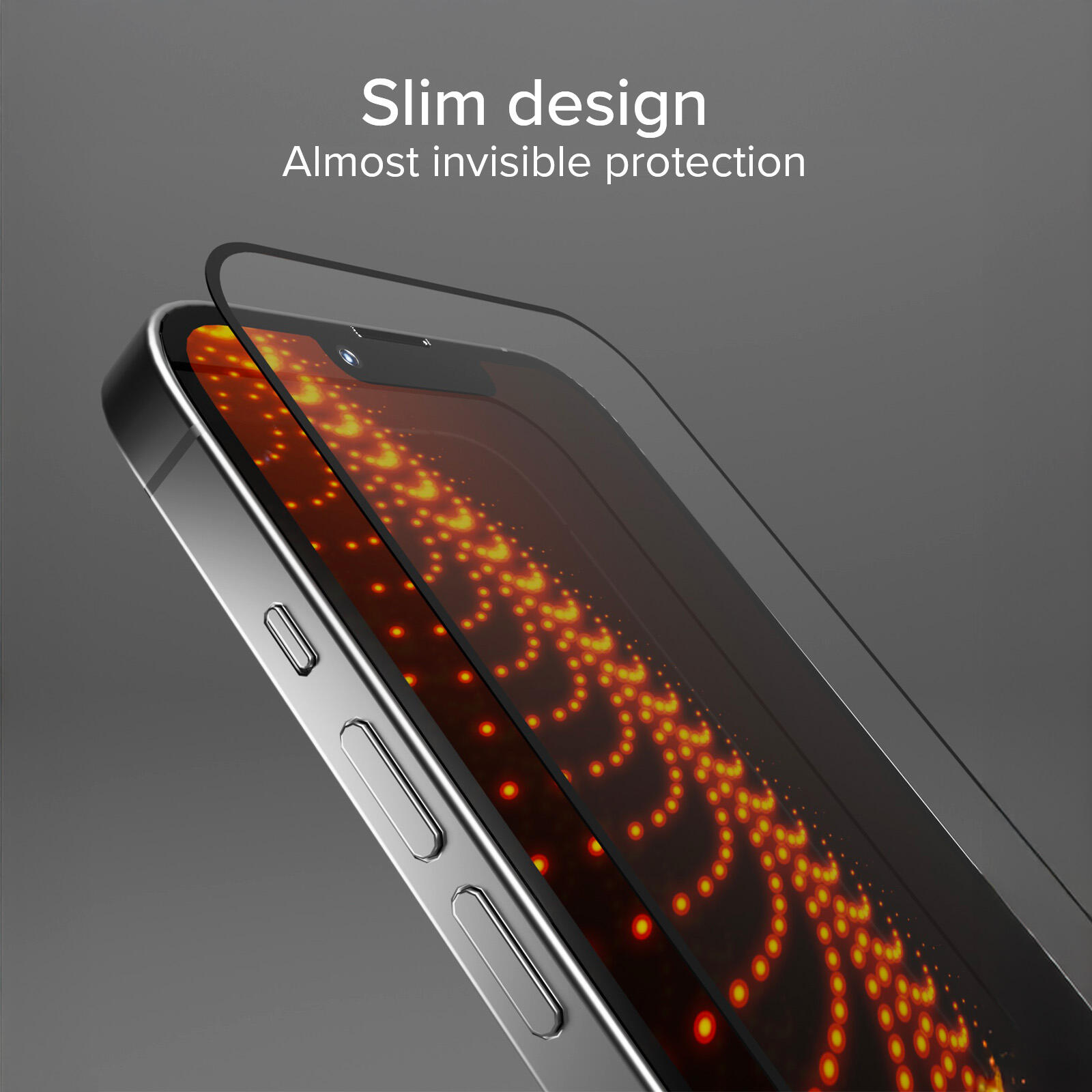 Vitre ultra-résistante pour iPhone 16e/14/13/13 Pro avec technologie D3O 3/7