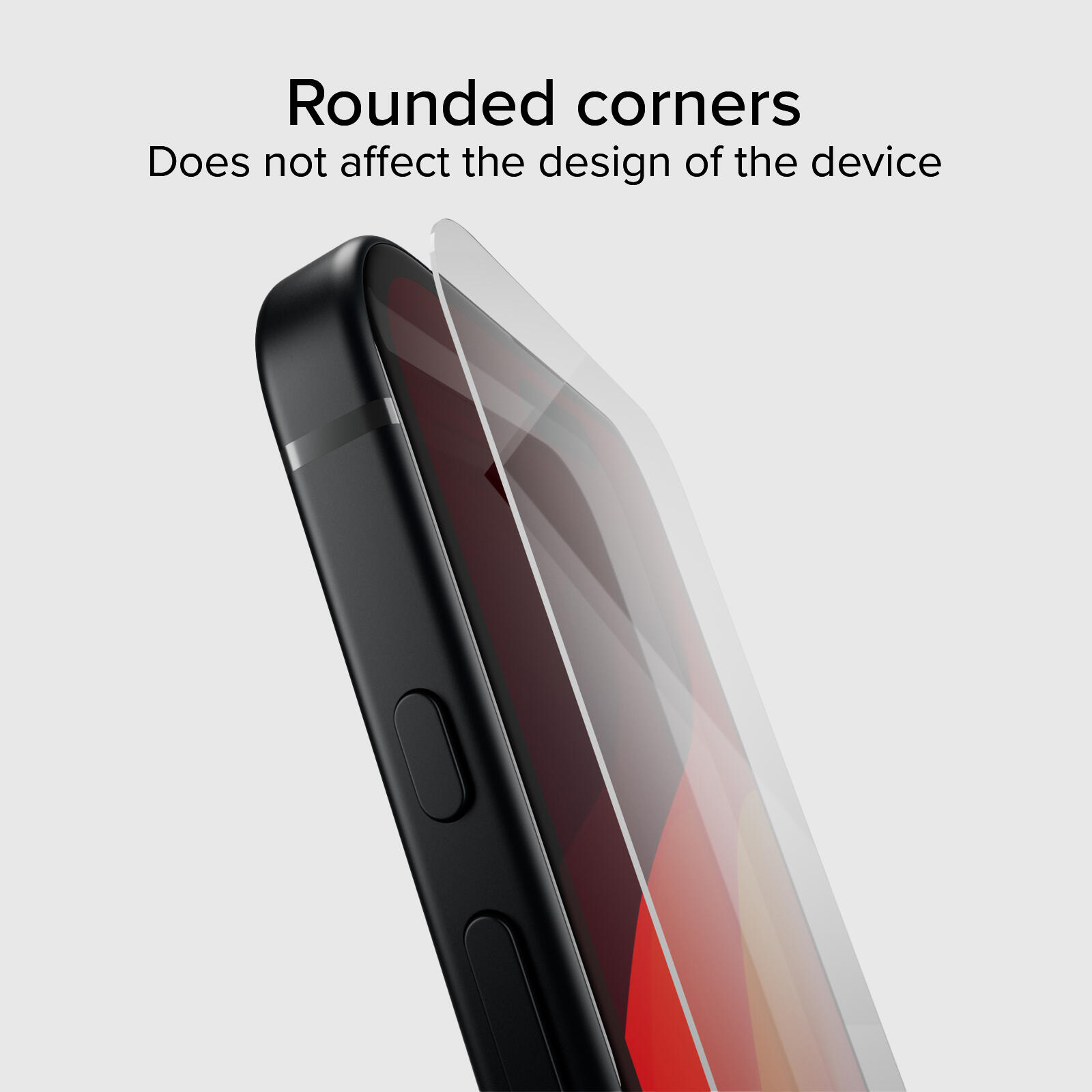 Glass screen protector per iPhone 15 Plus/16 Plus 5/6