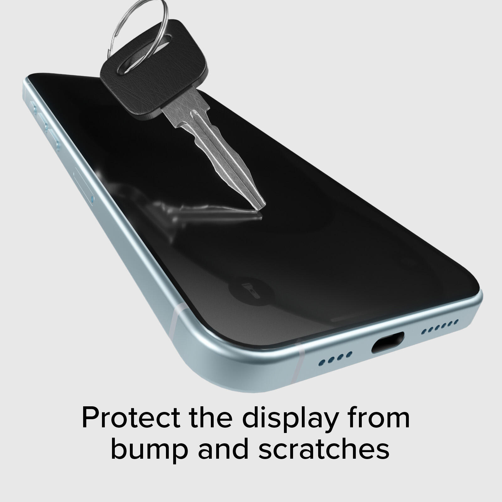 Protection d'écran en verre Full Cover Privacy pour iPhone 15 Plus 5/7