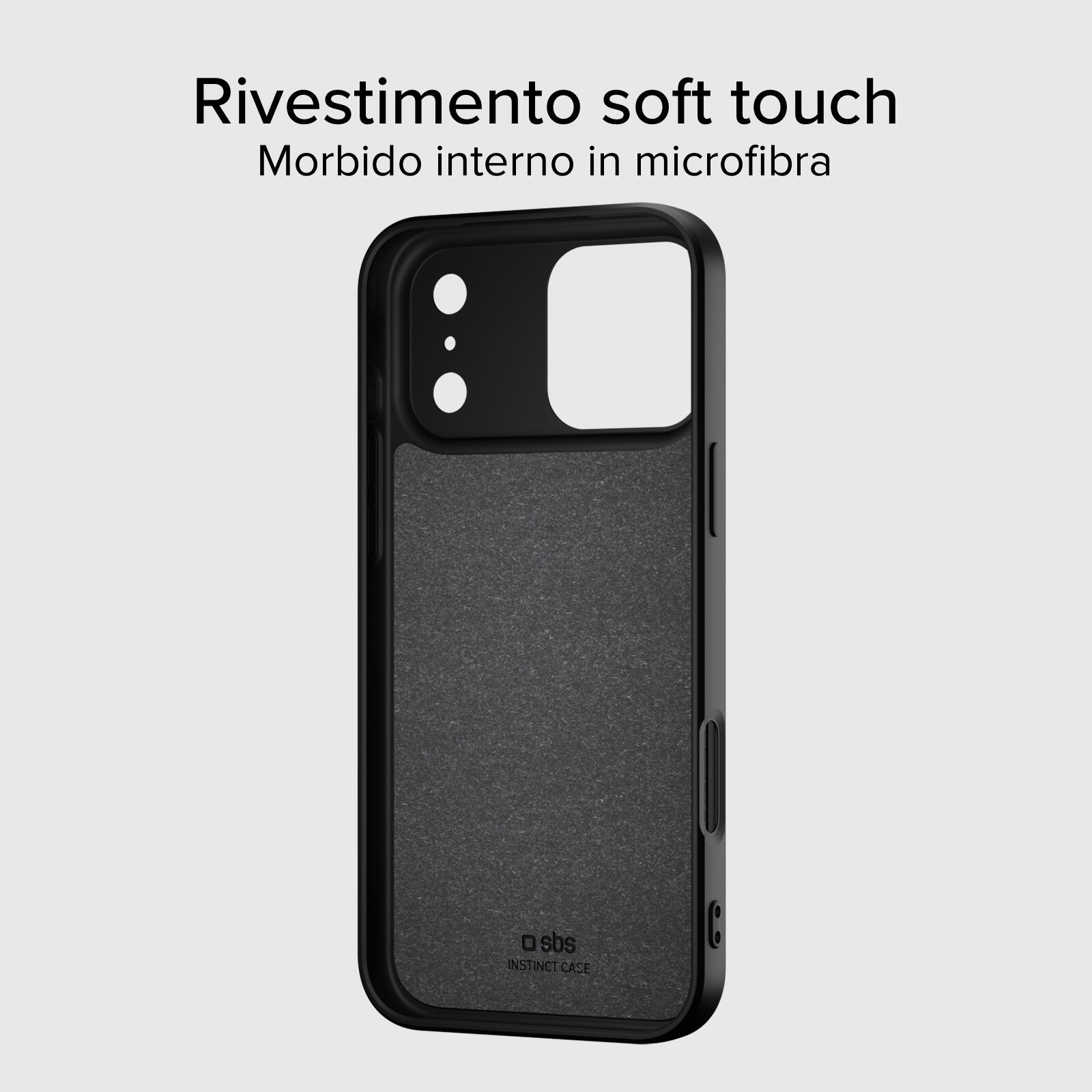 Instinct Mag - cover per iPhone 17 Pro morbida e compatibile con MagSafe 4/7