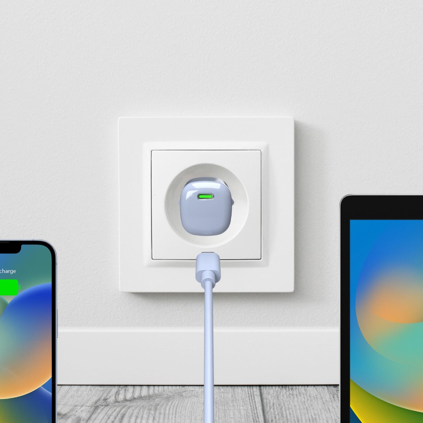 Caricabatterie da Parete con Tecnologia GAN da 20W con porta USB-C 2/2
