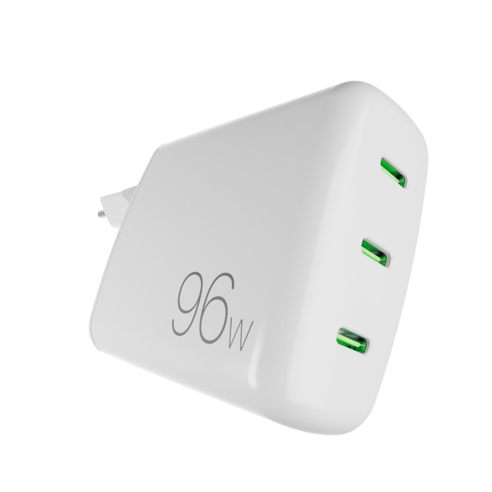 Caricabatterie da Parete MiniPro 96W Tecnologia GAN: 3 porte USB-C 3/7