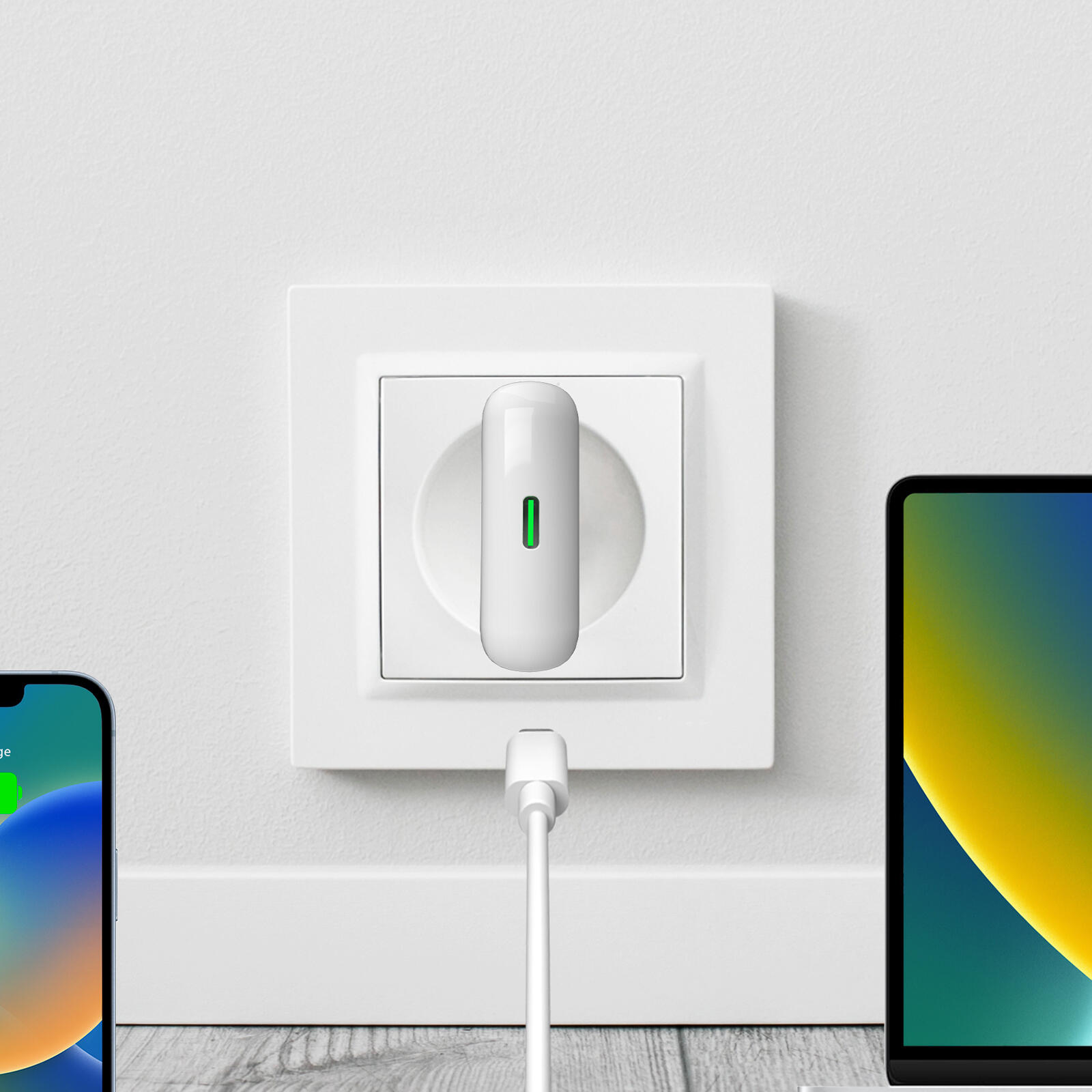 Caricabatterie da Parete Slim Pro 30W Ultra Fast Tecnologia GaN 3/3