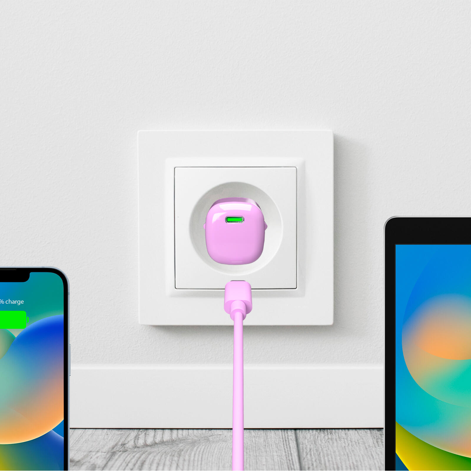 Caricabatterie da Parete con Tecnologia GAN da 20W con porta USB-C 2/2