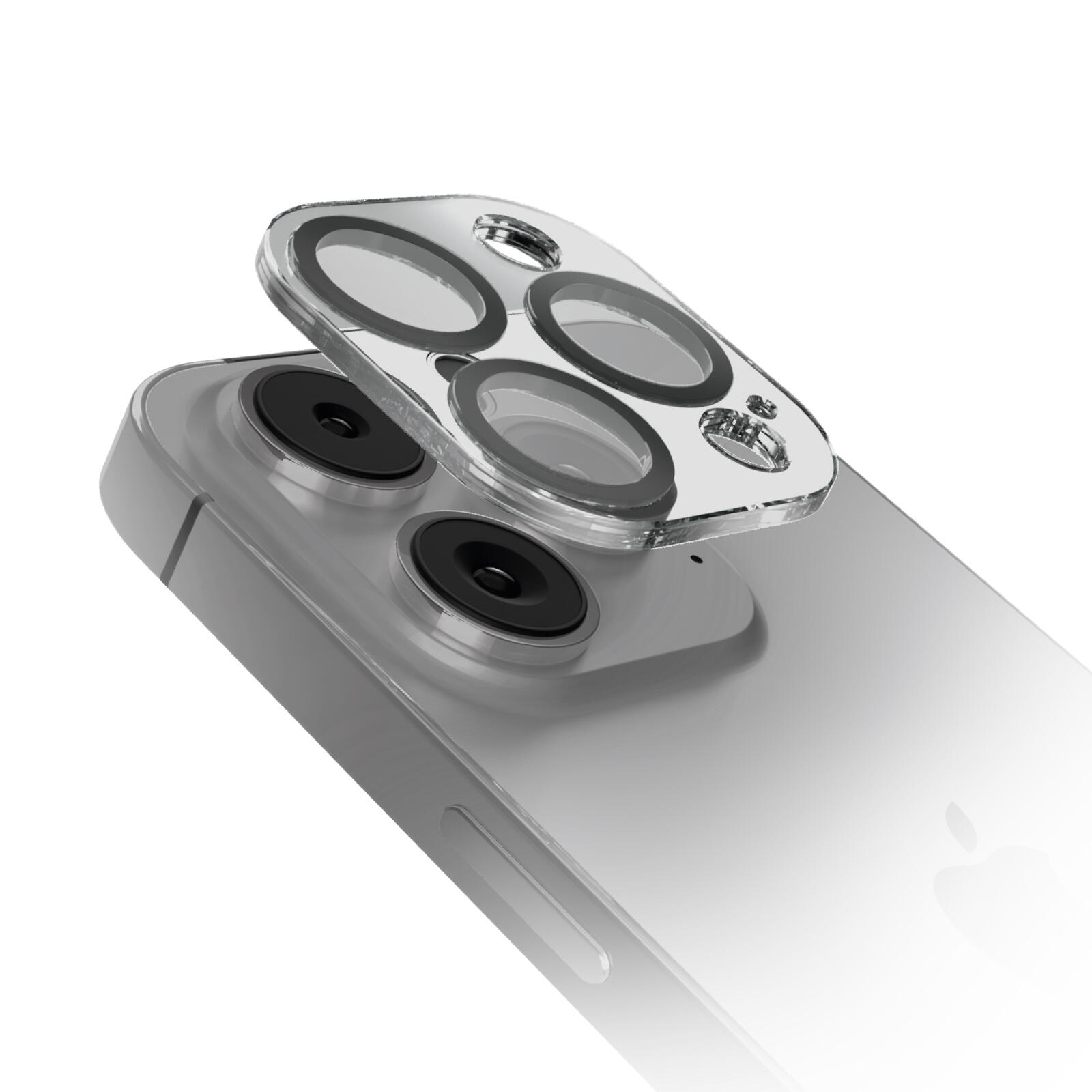 Vitre pour appareil photo d'iPhone 16 Pro/iPhone 16 Pro Max, avec matériau D3O 1/7