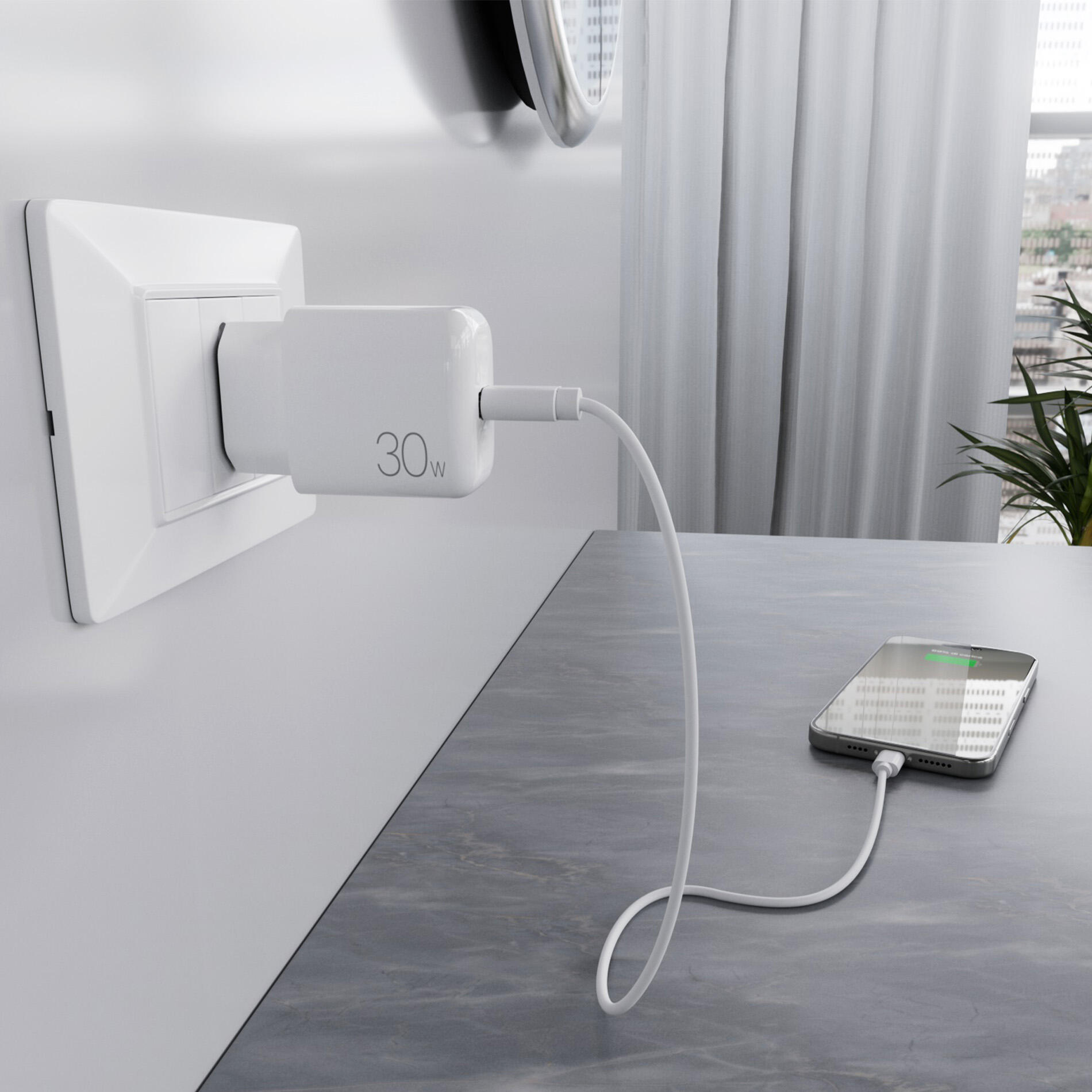 Caricabatterie Da Parete Pro Lite con porta USB-C, 30W 6/6