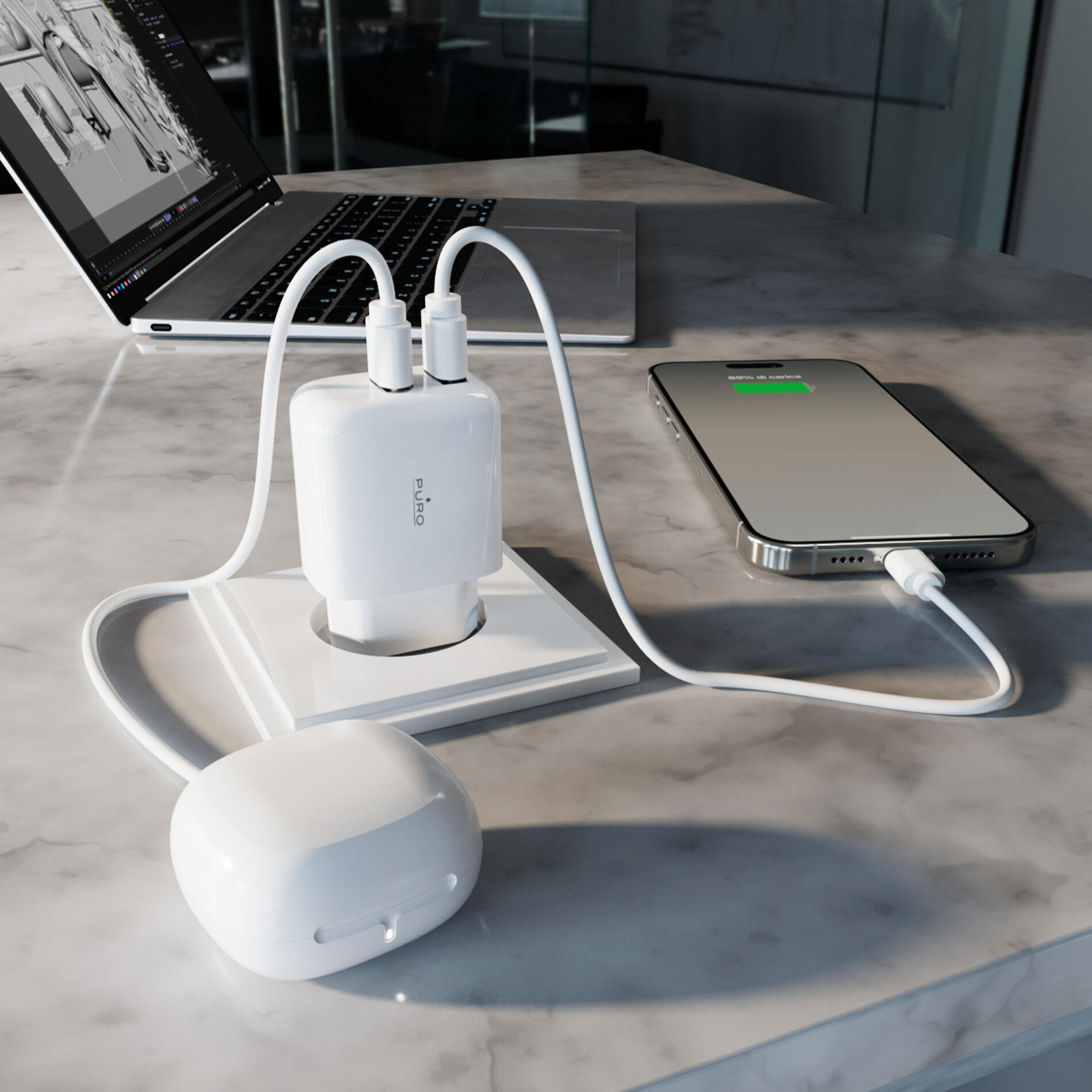 Caricabatterie Da Parete Pro Lite 2 USB-A, 10W 6/6