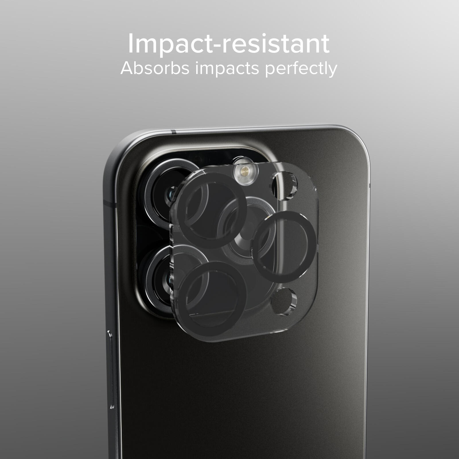 Vitre pour appareil photo d'iPhone 16 Pro/iPhone 16 Pro Max, avec matériau D3O 2/7