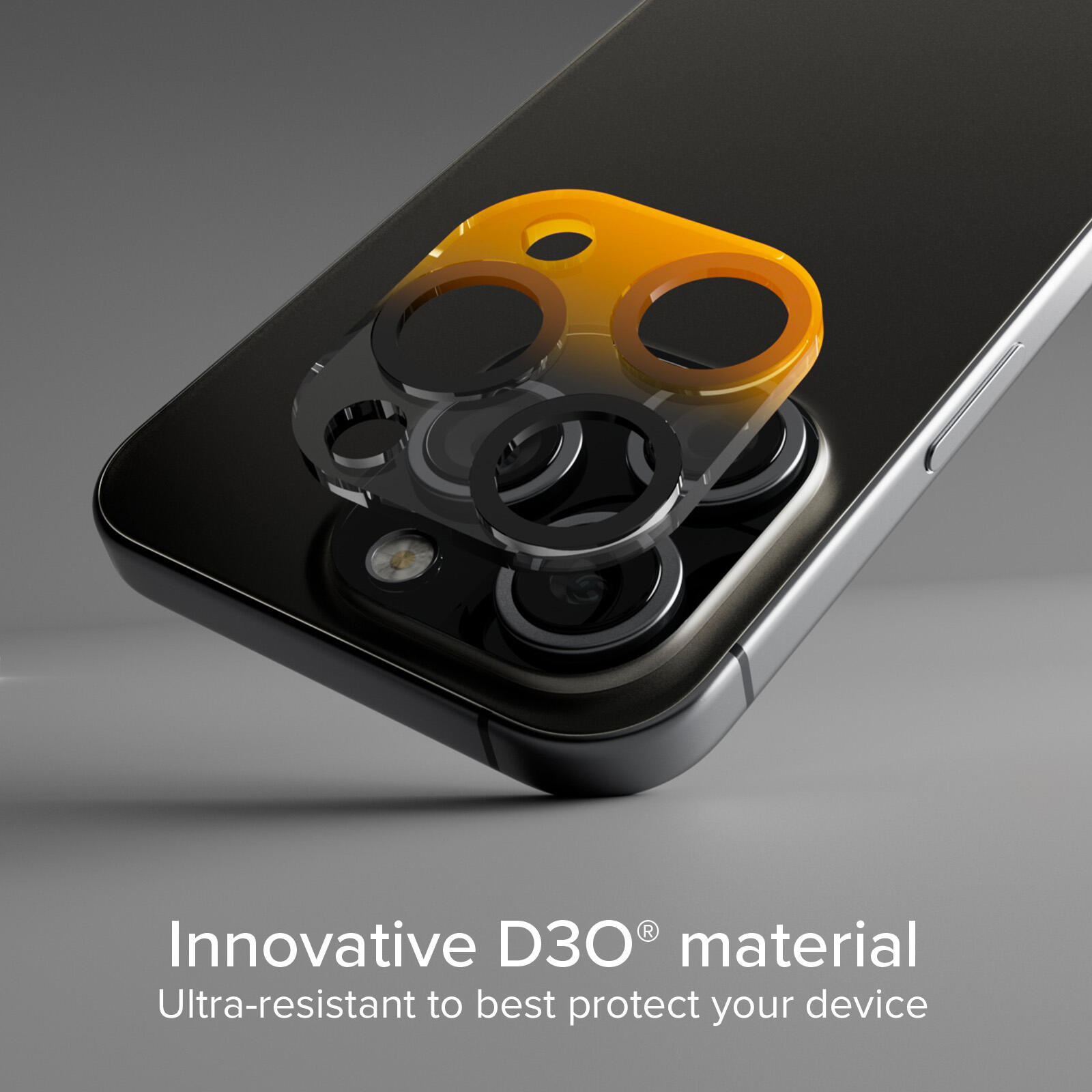 Vitre pour appareil photo d'iPhone 16 Pro/iPhone 16 Pro Max, avec matériau D3O 5/7