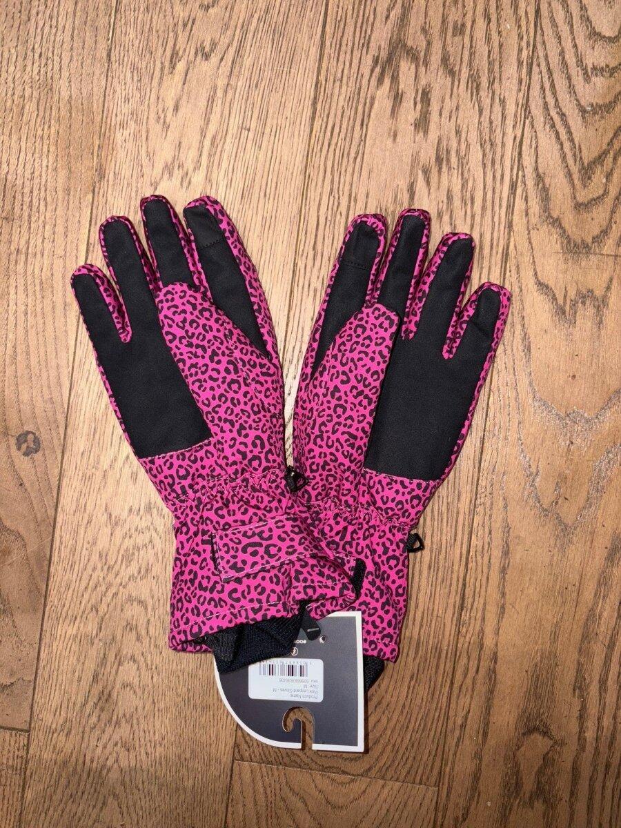 Ski & Snowboard Handschoenen PrimaLoft 1987 V2 Pink Leopard 3/4