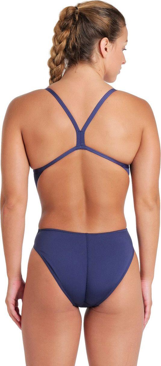 Maillot de Bain 1 Pièce Femme Arena Team Swimsuit Challenge Solid Bleu Blanc 2/9