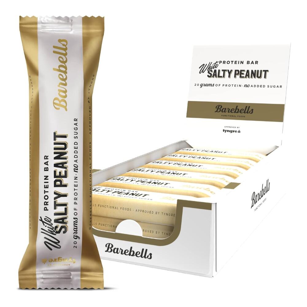 Barritas de Proteína White Salty Peanut (12x55g) Barebells 1/3