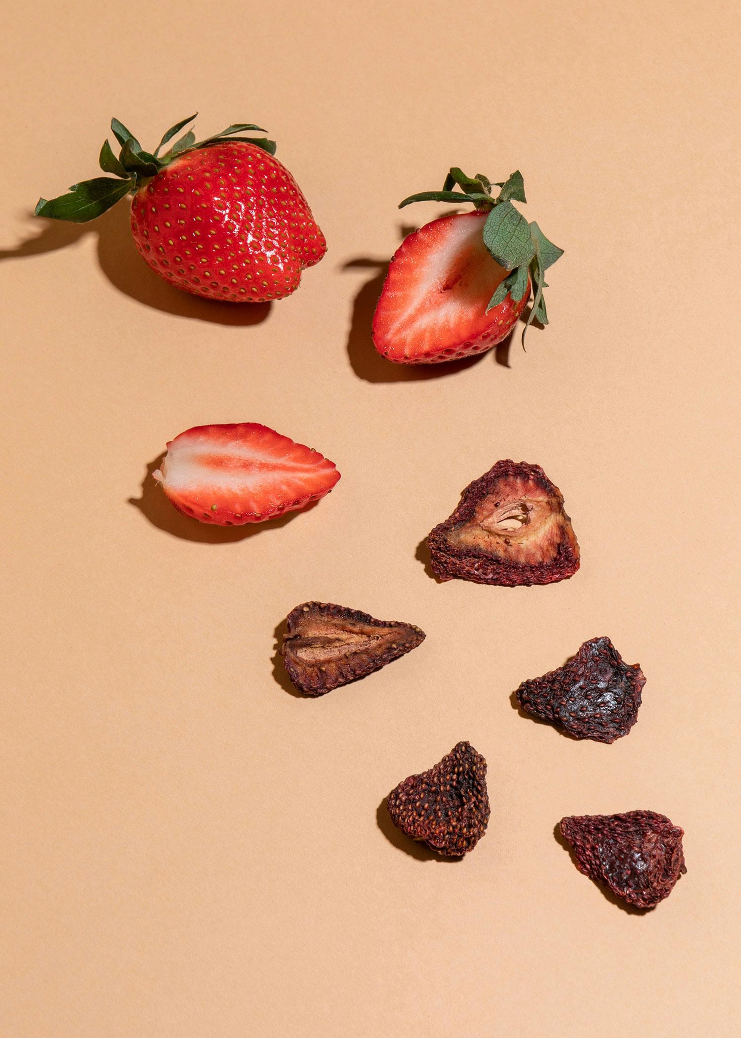 KoRo - Fraises séchées 500 g - fruits séchés sans sucre ajouté et sans soufre 4/5