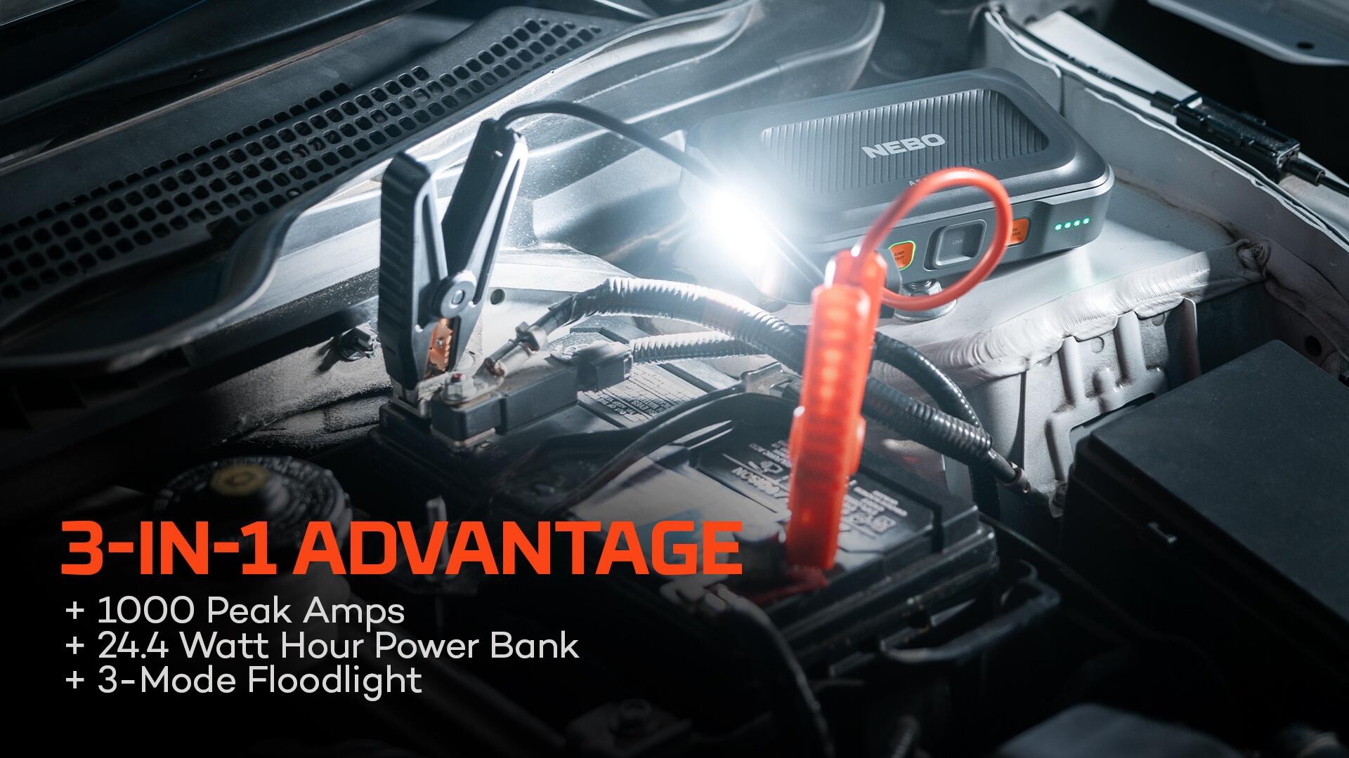 Assist 1000XP – 1000‑A Jump Starter + Power Bank 3/4