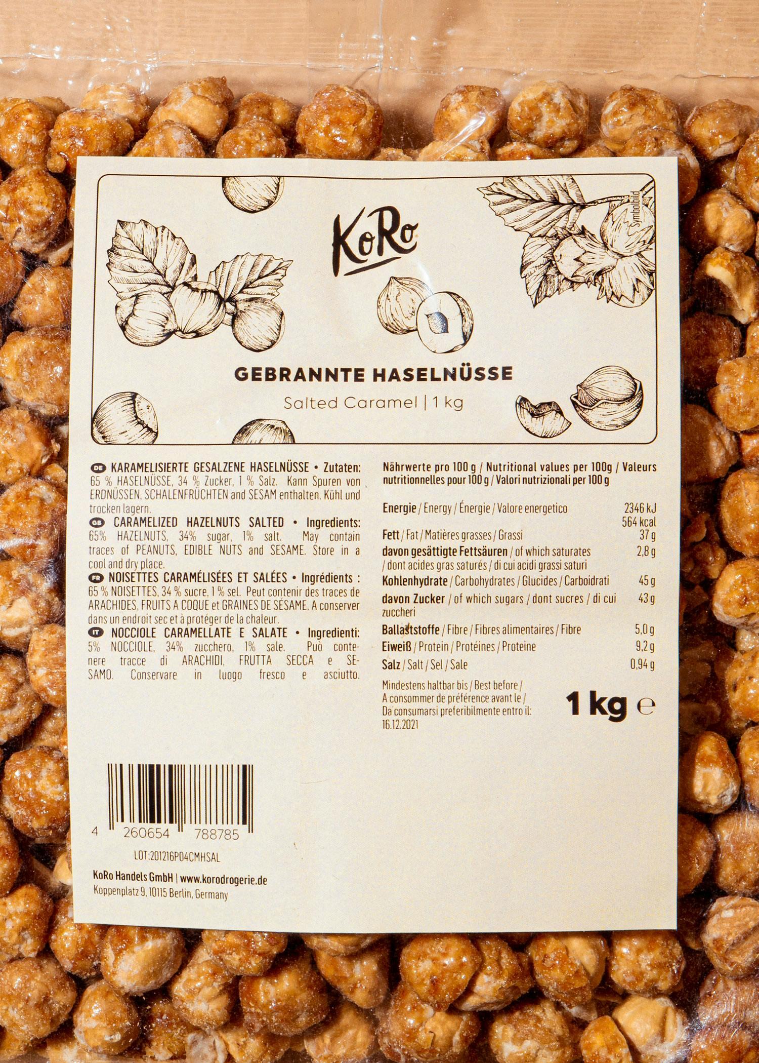 Nocciole tostate al caramello salato | 1 kg 4/6