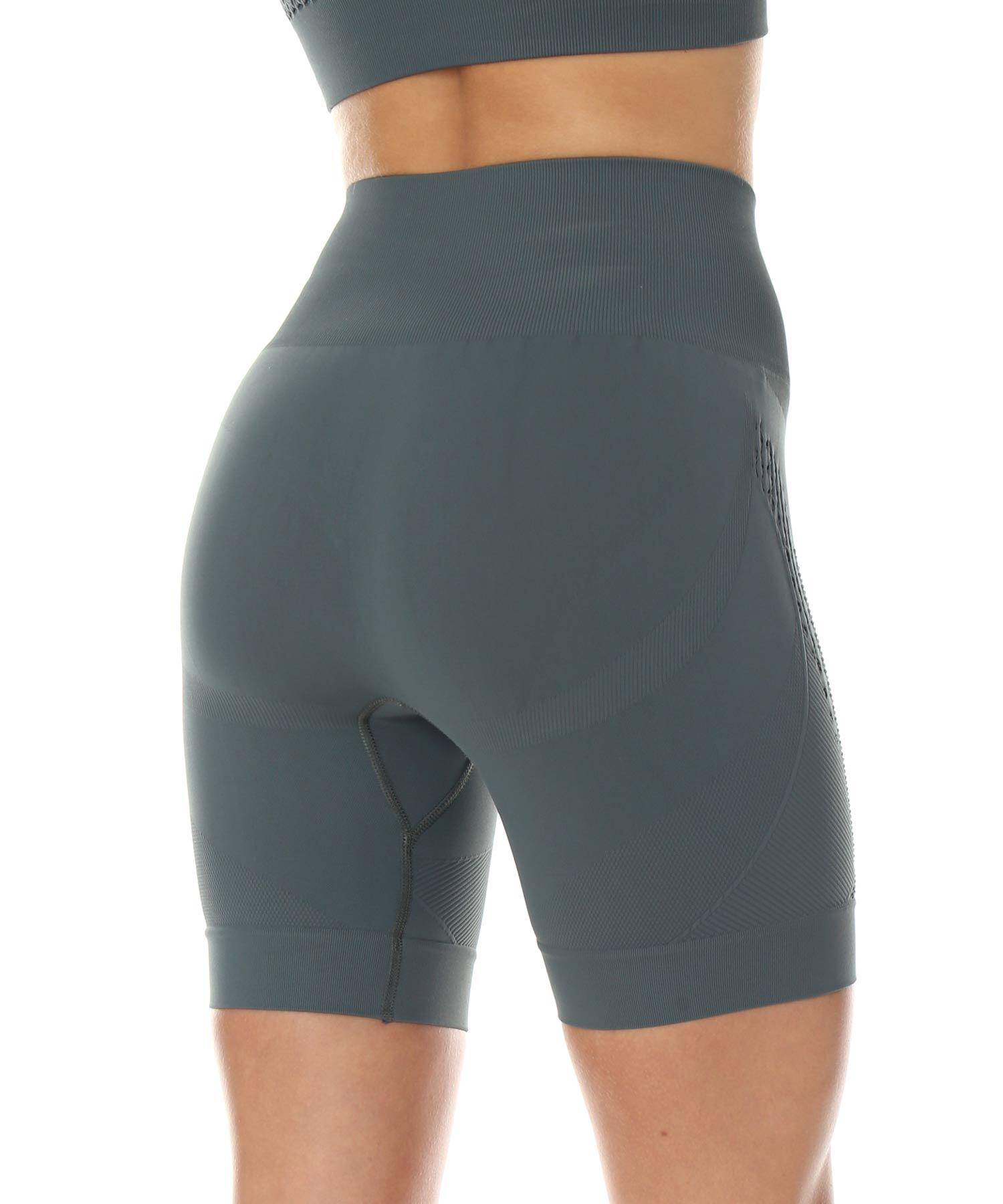 Legginsy damskie treningowe z któtką nogawką Brubeck GYM 2/4