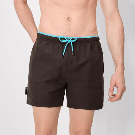 Maillot de bain noir basique mi-long