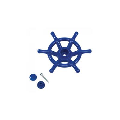 Axi blauw 'boot' stuurwiel voor speelhuizen