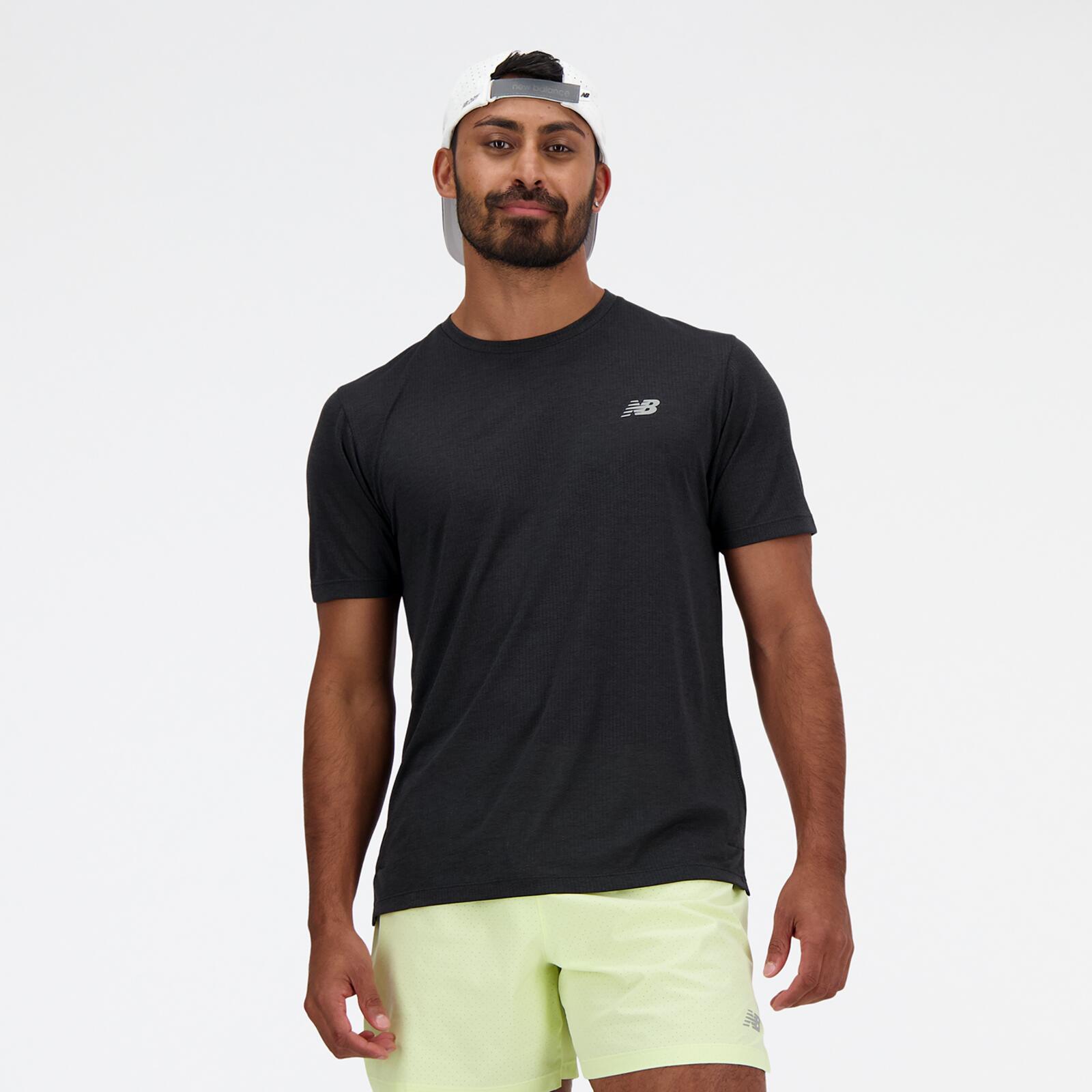 New Balance NB Athletics Run T-Shirt, unisex, nero 3/3