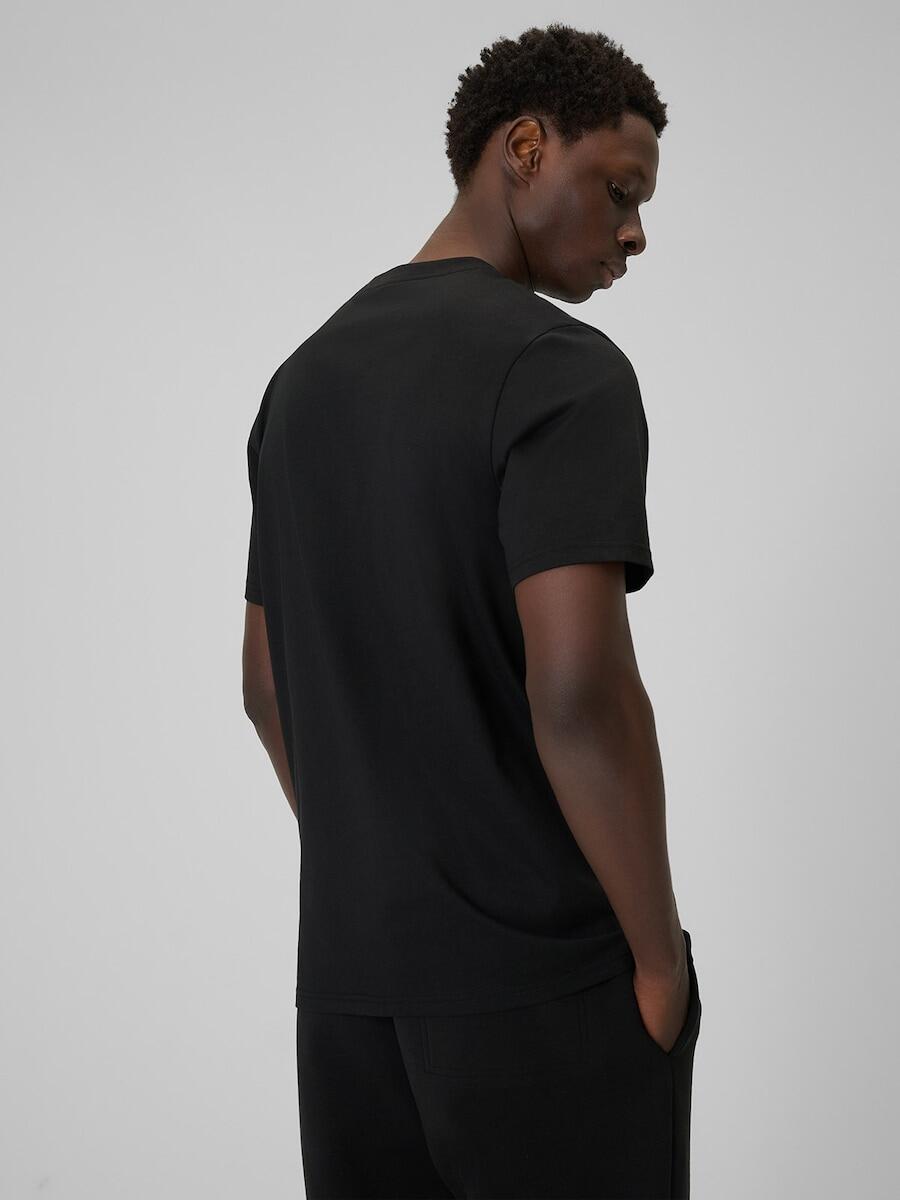 T-shirt regular gładki męski 4F 4FRSS26TTSHM3637