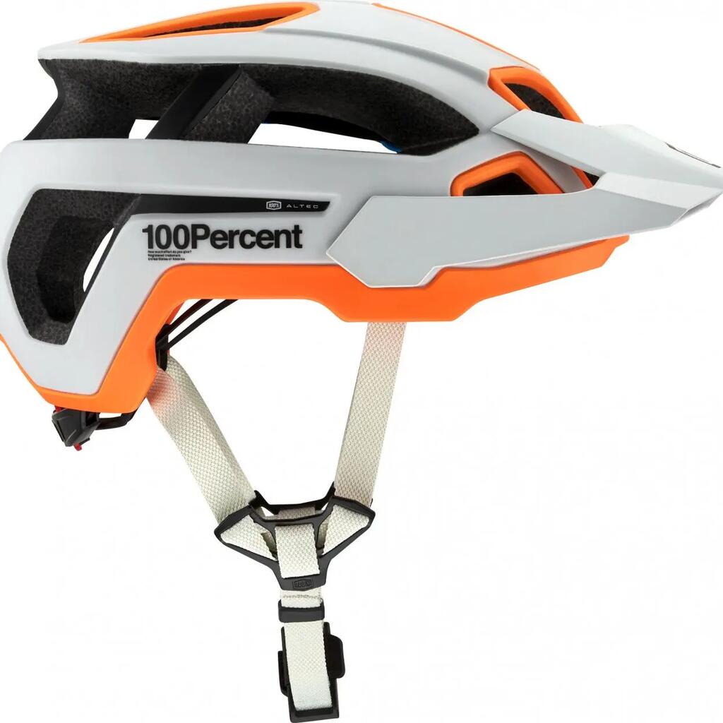 100% Altec Fidlock CPSC / CE Orange / Gray Helmet