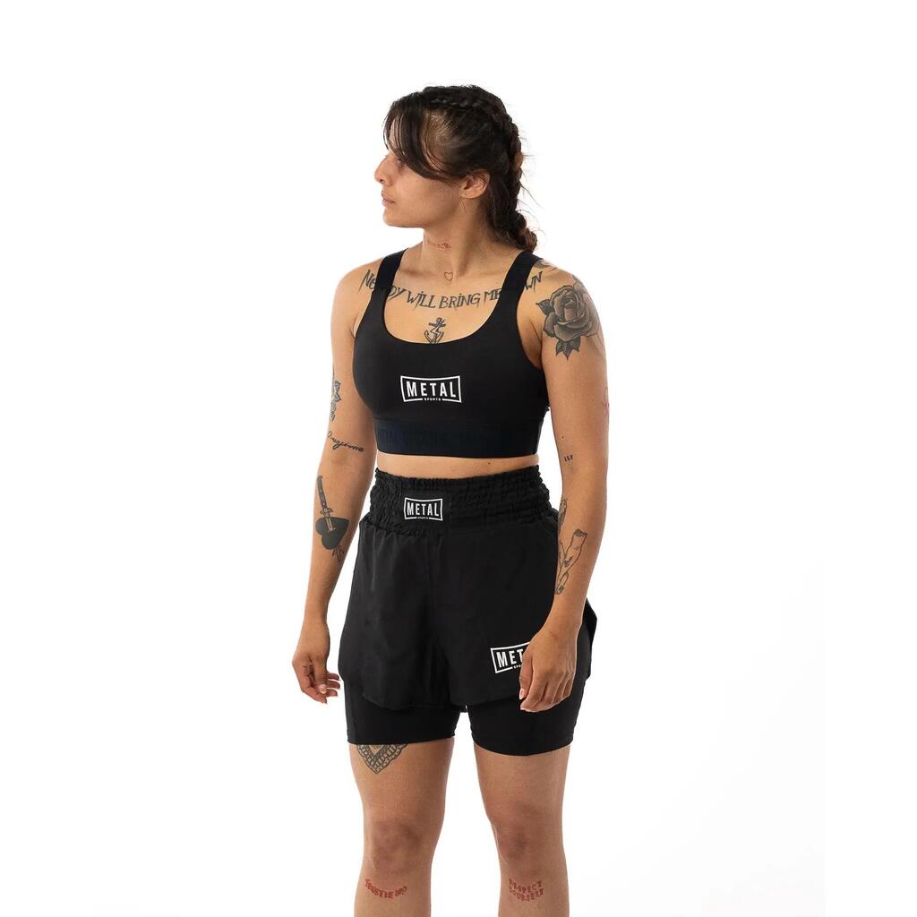 2 in 1 women's combat shorts Metal Boxe