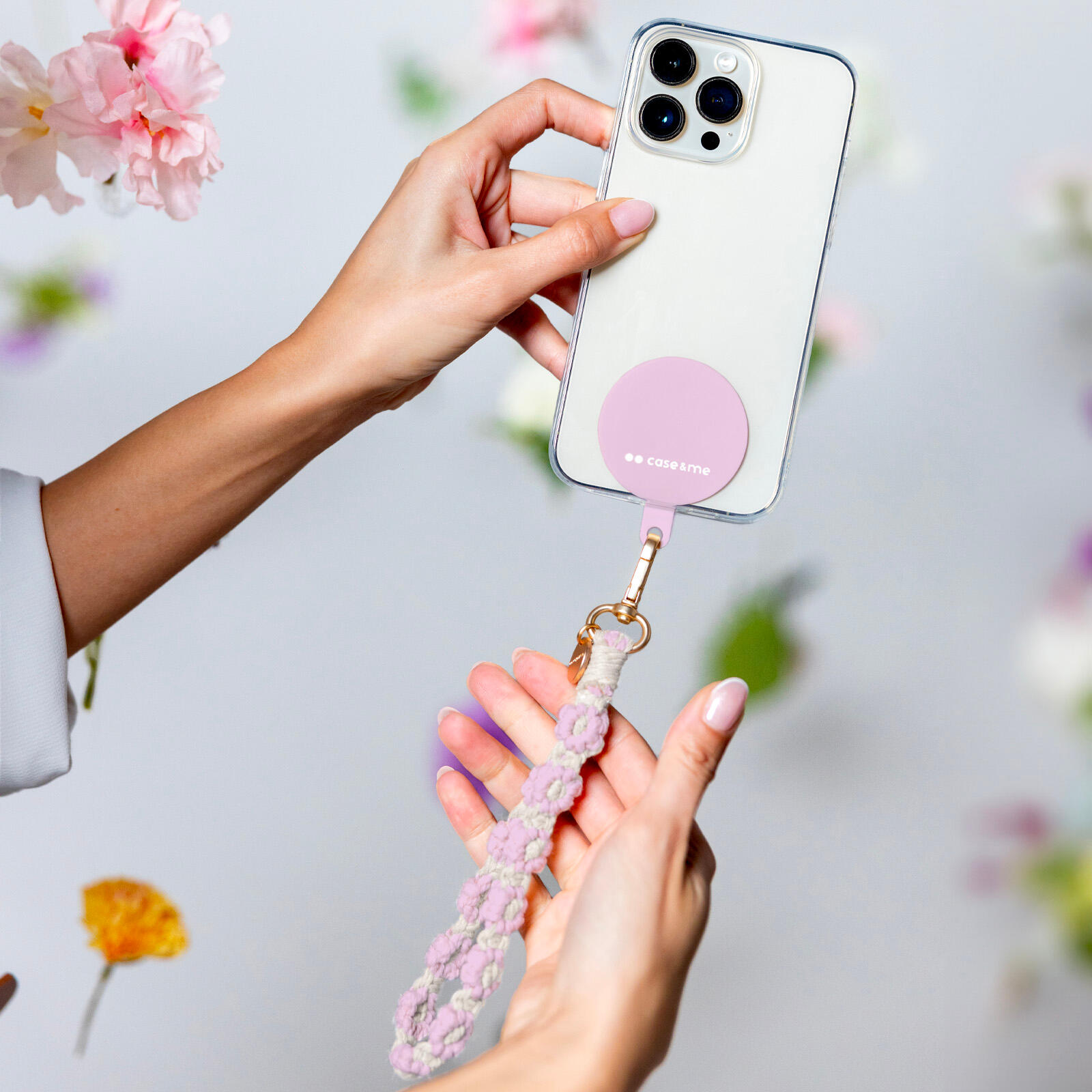 Coco - Braccialetto per smartphone a fiori 6/7
