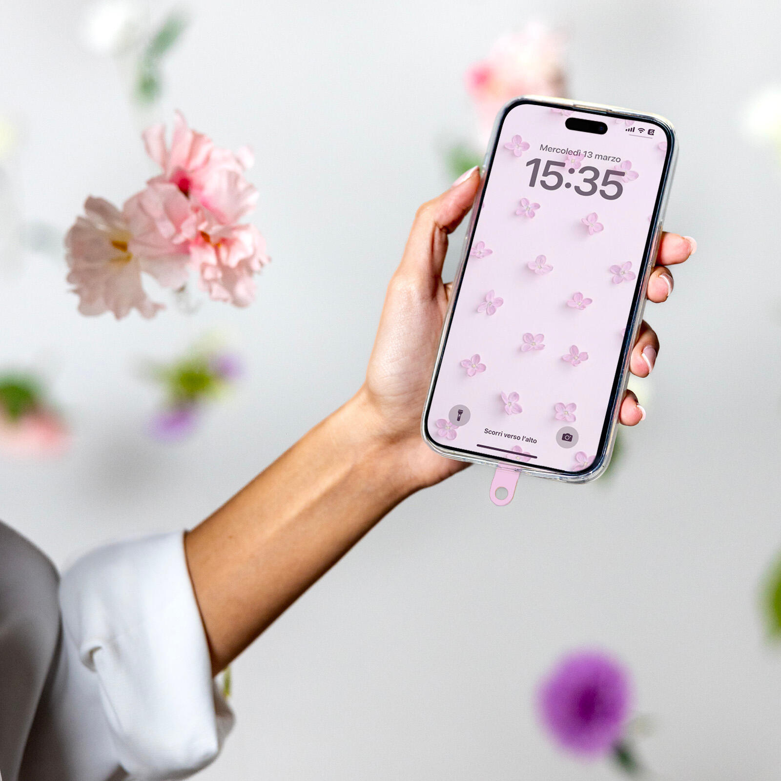 Coco - Braccialetto per smartphone a fiori 5/7