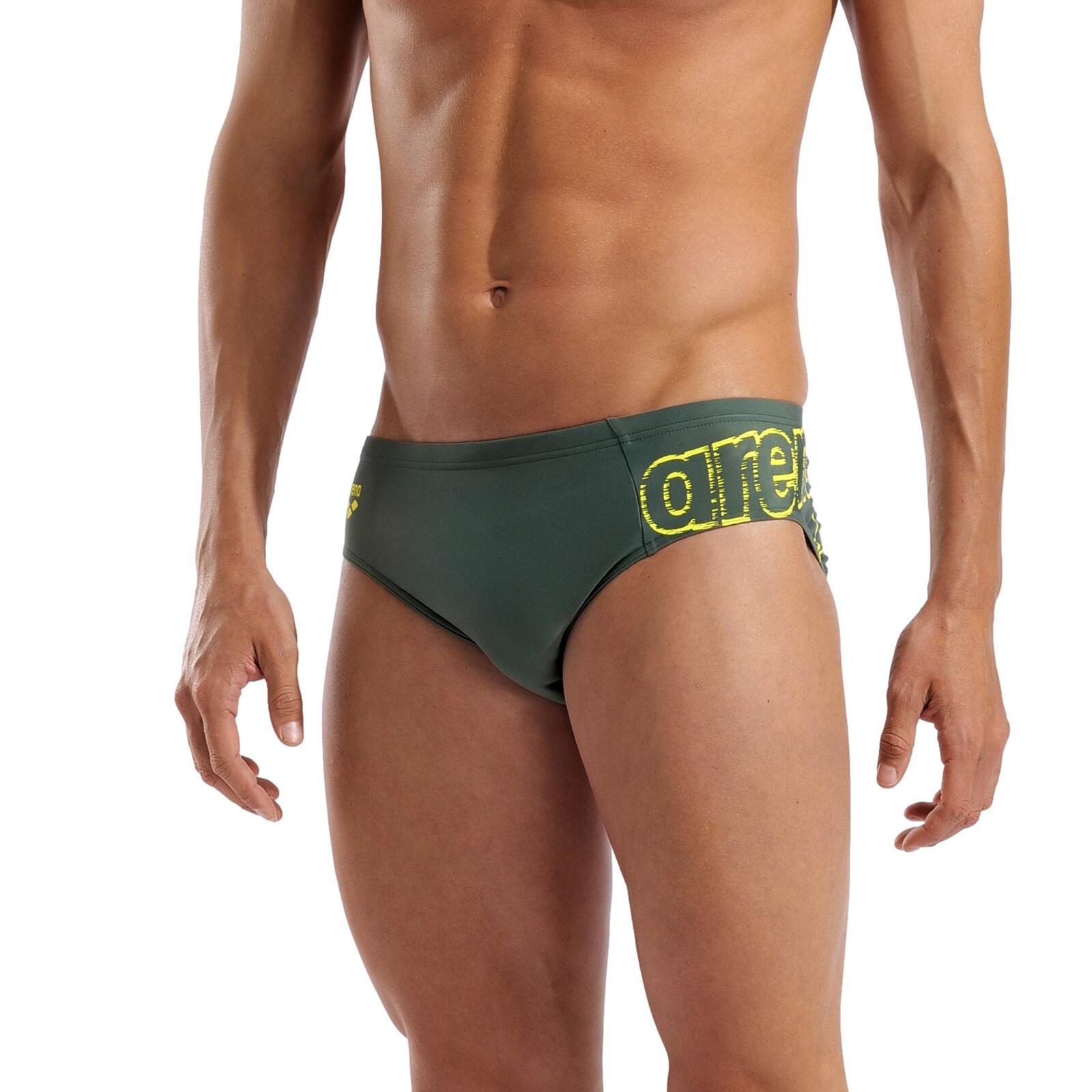Badeslip bequem leicht schnelltrocknend Herren - Scratchy Swim Briefs 3/6