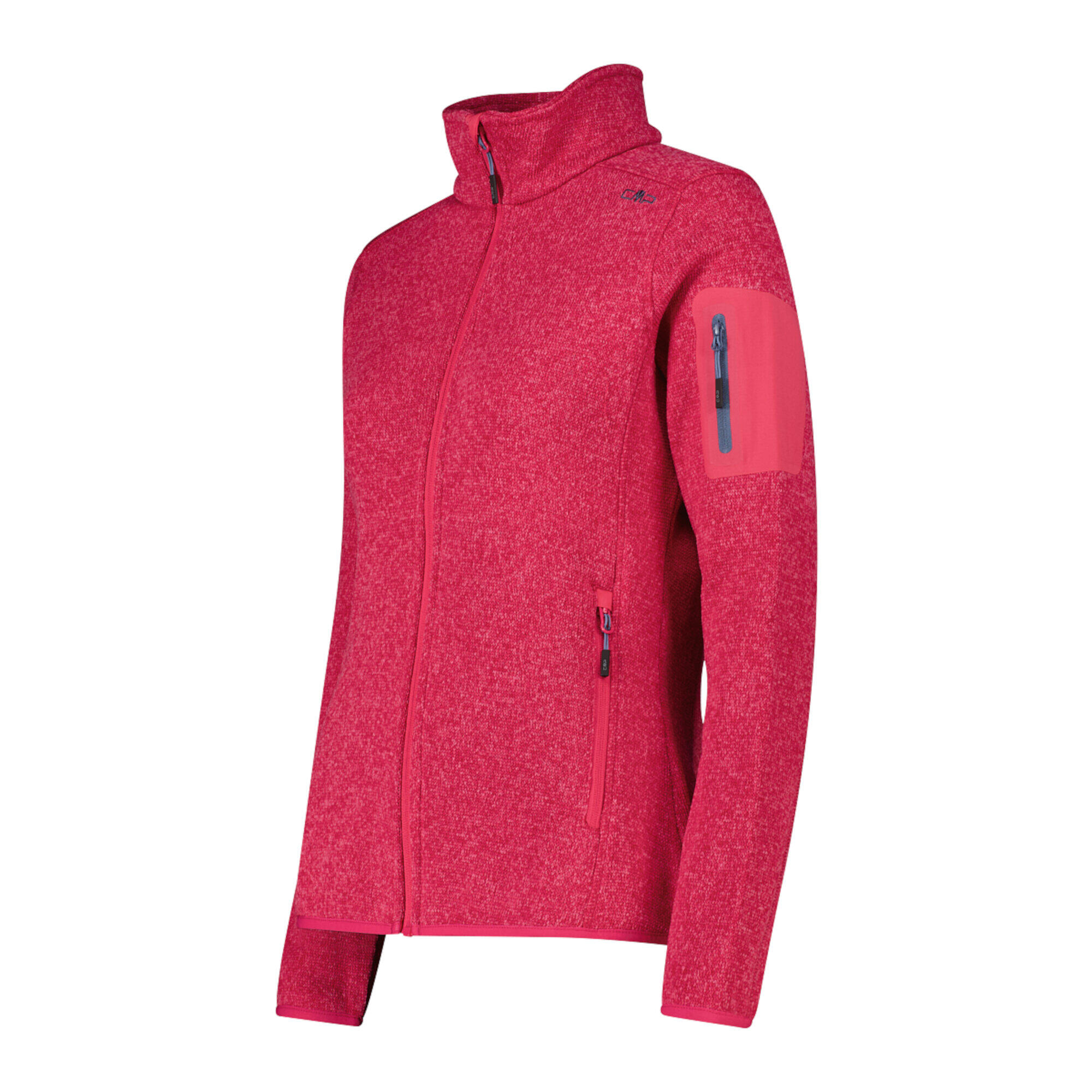 CMP Damen Jacke Knitted Melange Fleece Jacket 3H14746 2/5