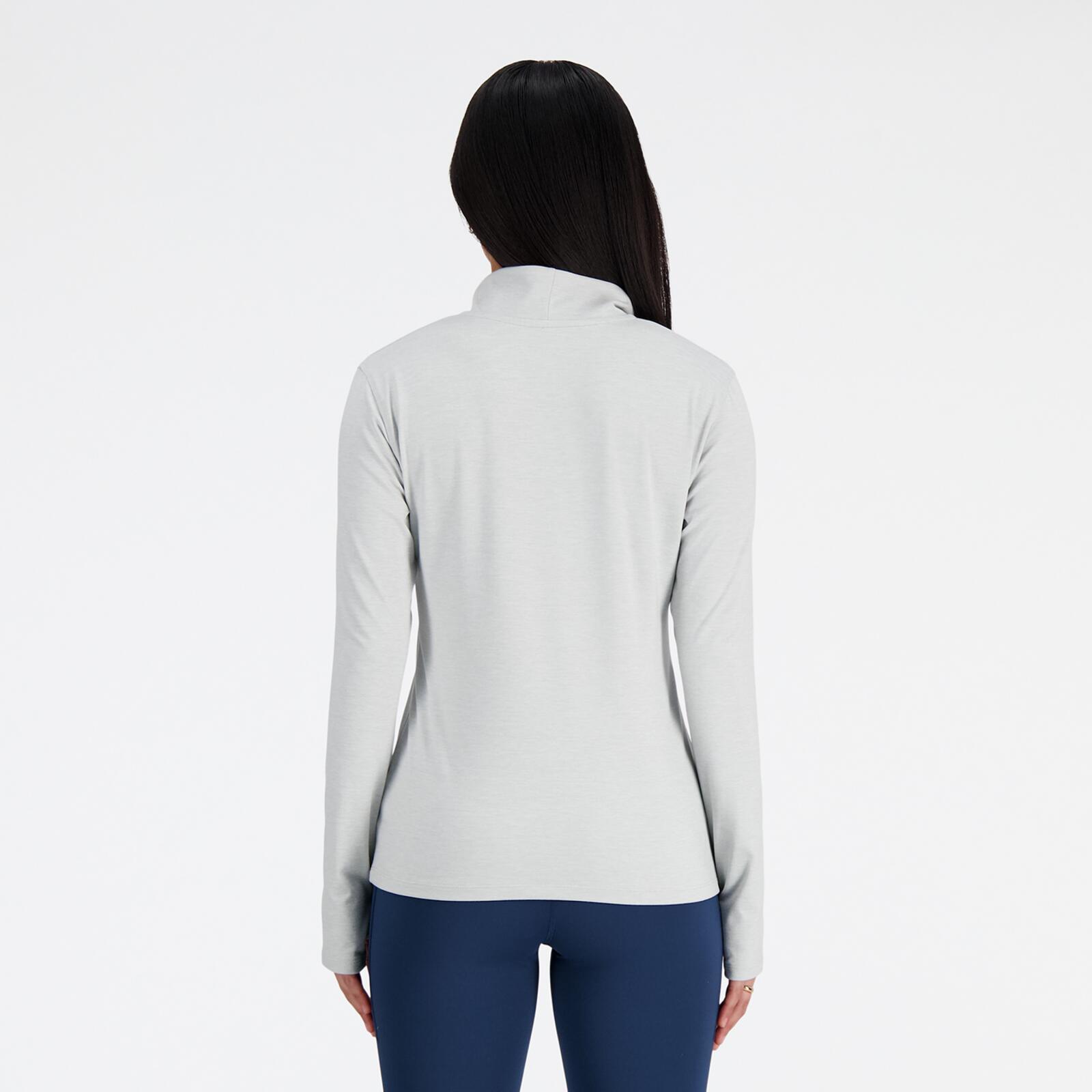 Felpa unisex Sport Essentials Space Dye con zip a un quarto 2/3