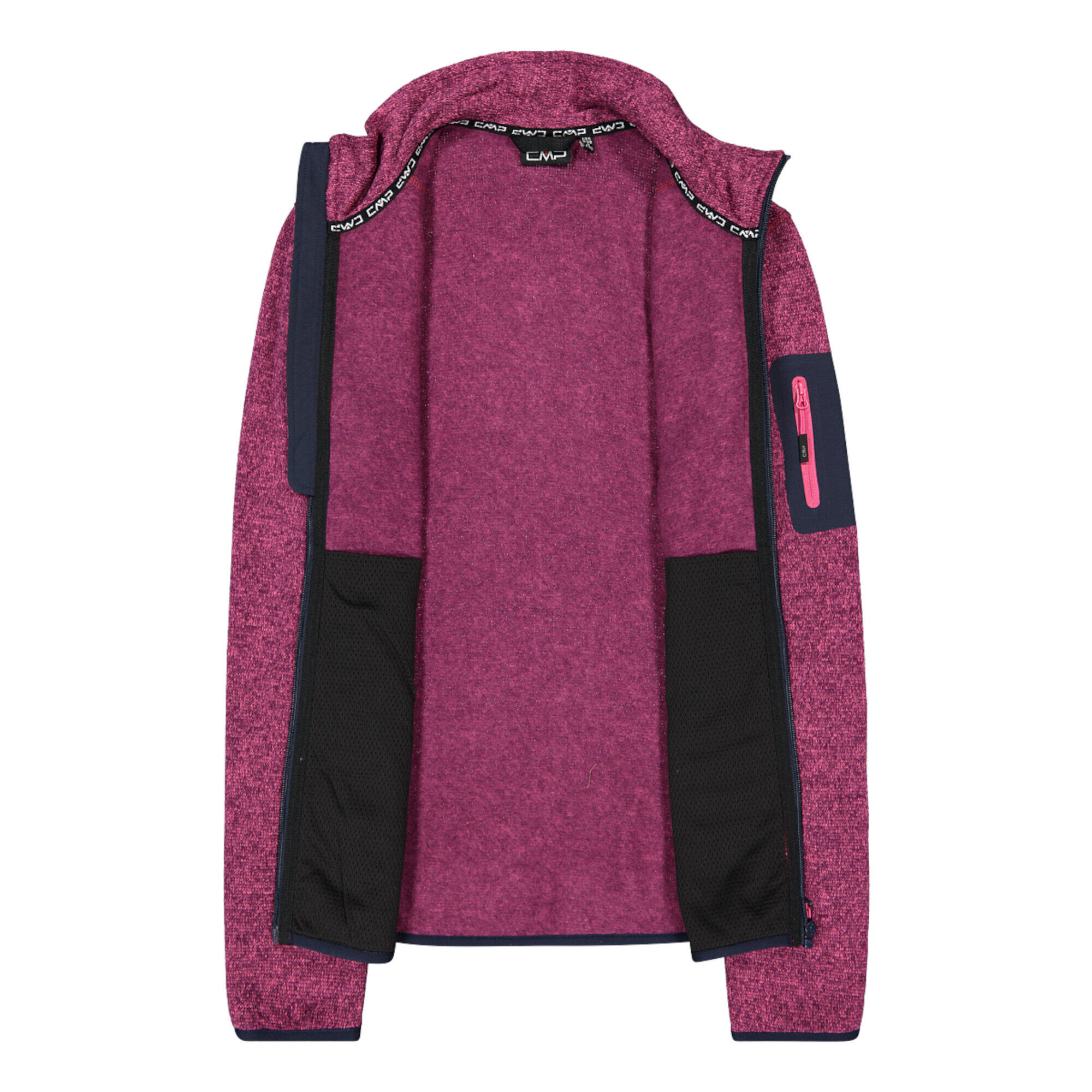 CMP Damen Jacke Knitted Melange Fleece Jacket 3H14746 4/5
