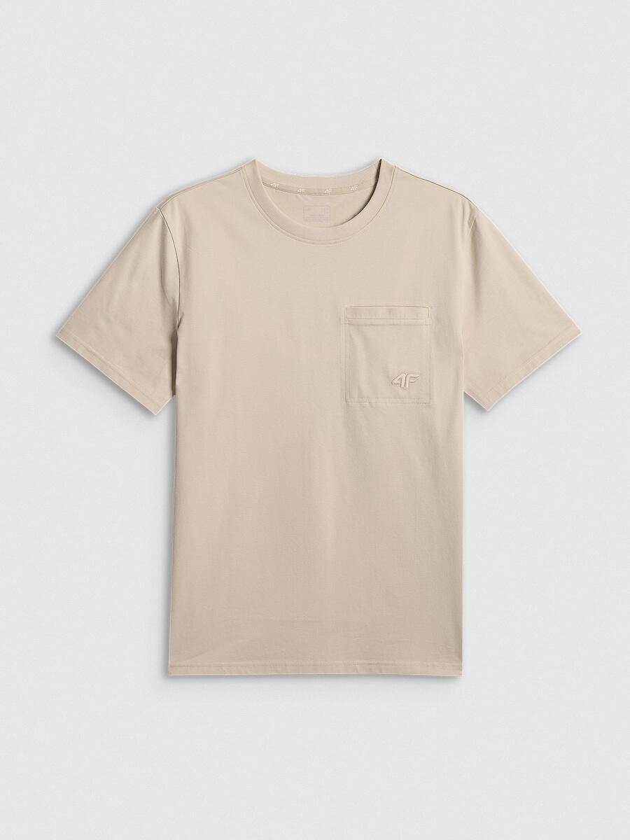 T-shirt regular gładki męski  4F 4FRSS26TTSHM3637 7/7