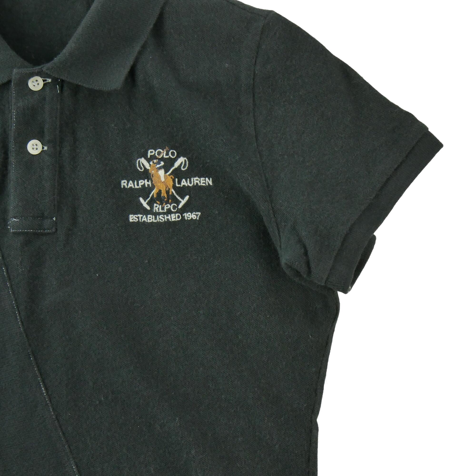 Second hand - Polo manica corta donna nero Polo Ralph Lauren - Stato eccellente 3/4