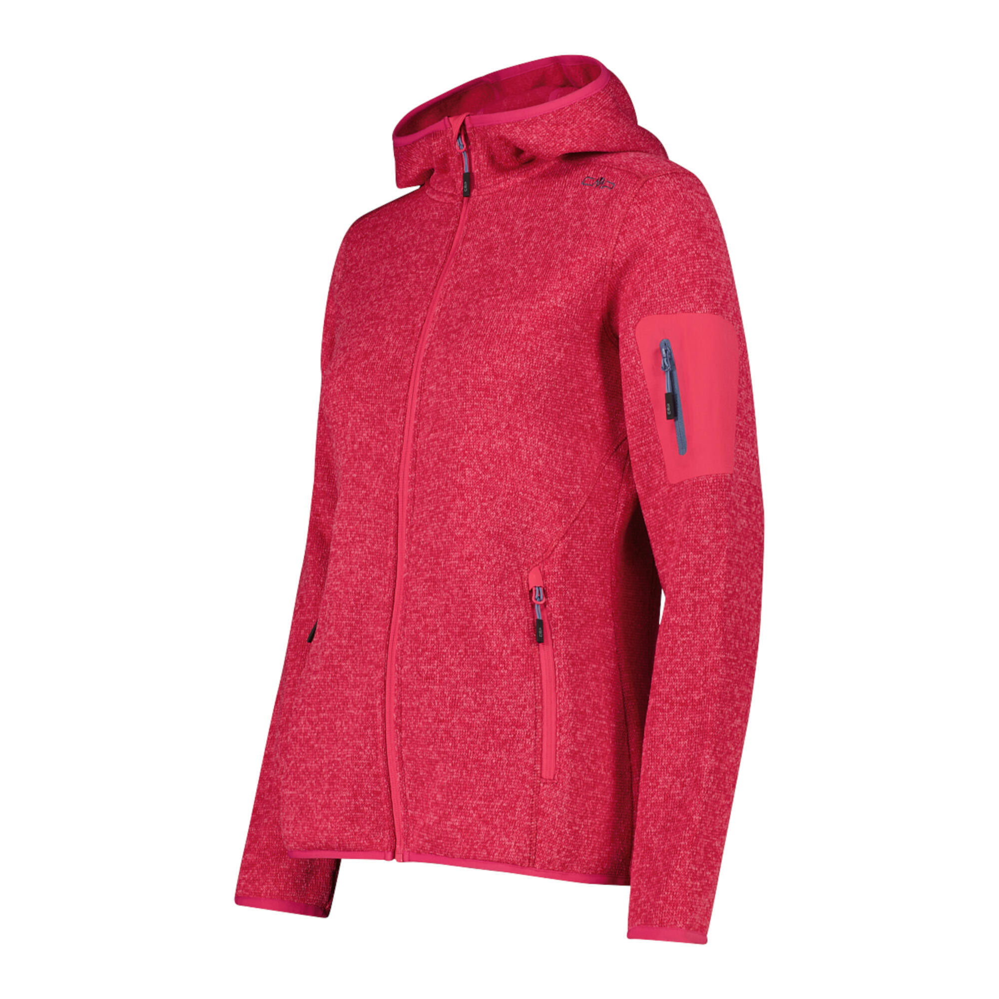 CMP Damen Jacke Knitted Melange Hoody 3H19826 2/9