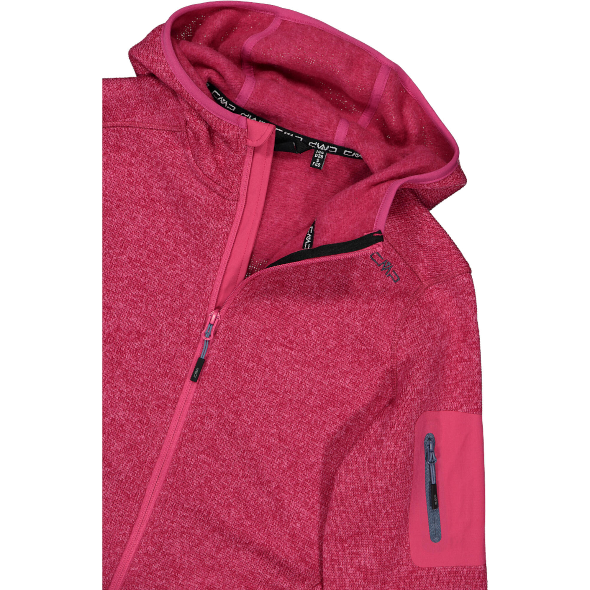 CMP Damen Jacke Knitted Melange Hoody 3H19826 4/9